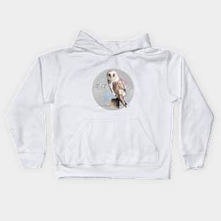 Barn owl Kids Hoodie